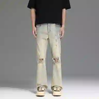 UNKNOWTAL Vintage Washed Denim Jeans