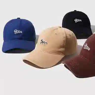 杨同学 加深宽帽檐 棉 鸭舌帽 男女同款情侣款