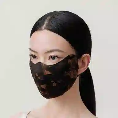 上海故事 高颜值遮阳防紫外线透气 桑蚕丝 防晒面罩 男女同款情侣款