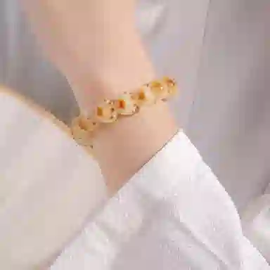 郁馨 国风素串佛珠文玩炭烧招财纳福猫爪萌趣可爱森系 简约盘玩单圈转运 考神附体#好运 菩提根 手串 男女同款情侣款