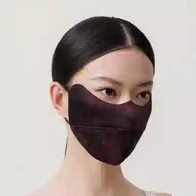 上海故事 高颜值遮阳防紫外线透气 桑蚕丝 防晒面罩 男女同款情侣款