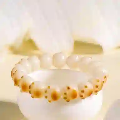 郁馨 国风素串佛珠文玩炭烧招财纳福猫爪萌趣可爱森系 简约盘玩单圈转运 考神附体#好运 菩提根 手串 男女同款情侣款