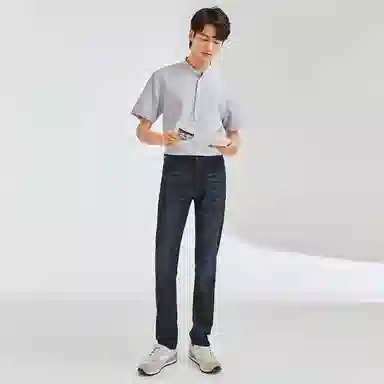 佐丹奴 纯棉薄水洗中腰牛仔裤 男款