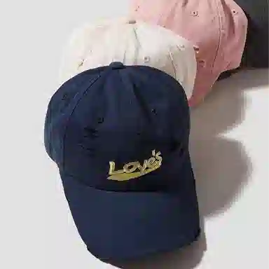 杨同学 韩版加深加宽显脸小软顶 棉 鸭舌帽 男女同款情侣款