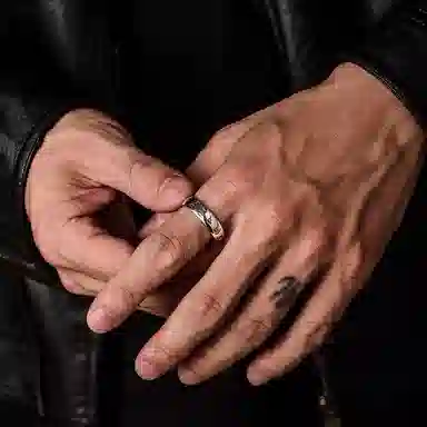 IDEAGEMER 925 Silver Ring