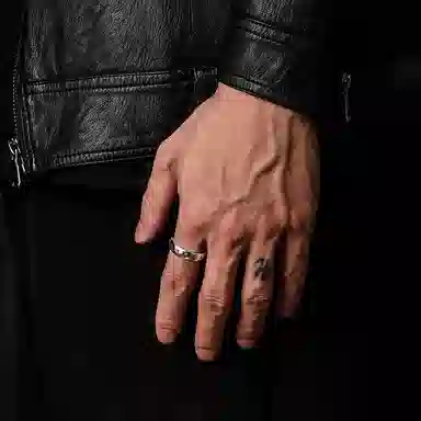 IDEAGEMER 925 Silver Ring