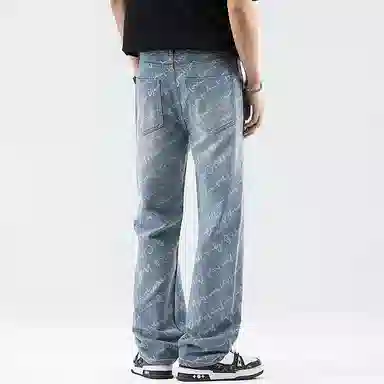 Baomika Retro Straight Jeans