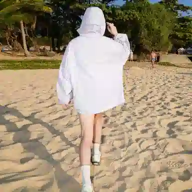 黑恐龙 户外冰丝钓鱼服运动休闲百搭宽松柔软亲肤时尚连帽 透气速干防晒服 男女同款