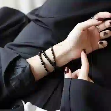 【乌金黑曜石】 琅风 潮流百搭轻奢高级感#好运 黑曜石 手串 男女同款情侣款