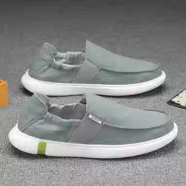 袋鼠头 舒适气质百搭 耐磨 低帮 帆布鞋 男款