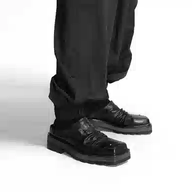 Huànxiàngzhě Original Derby Shoes Black