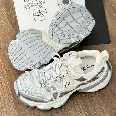 Beau Today Low Top Sneakers White Green