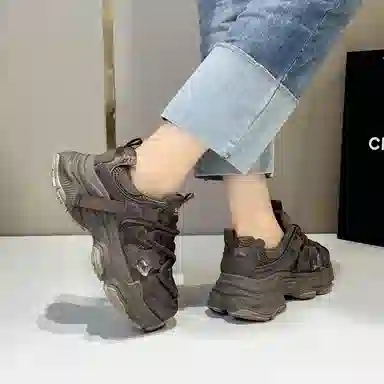 小鹿米利 舒适时尚 耐磨 低帮 老爹鞋 女款