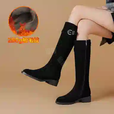 波尔谛奇 显瘦加绒舒适时尚 高筒靴 女款