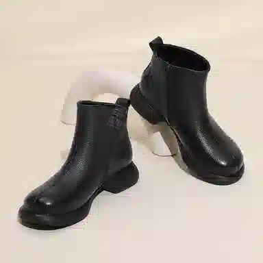 信诺 粗跟简约舒适 短靴 女款