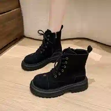 小鹿米利 牛反绒 时尚 短靴 女款