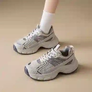 AGSDON Low-Top Thick-Soled Sneakers