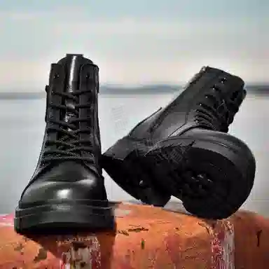 酷丁 加厚加绒 户外靴 男款 黑色