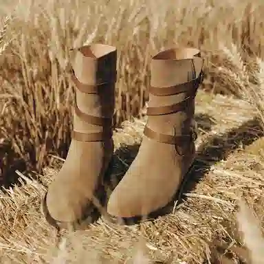 BREAD TREE Short Boots 3cm Women's Dark Chocolate