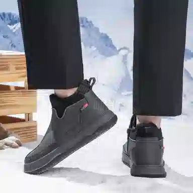 泰和源 布 加绒舒适 短靴 男款