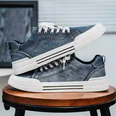 Nanjiren Denim Low Top Sneakers