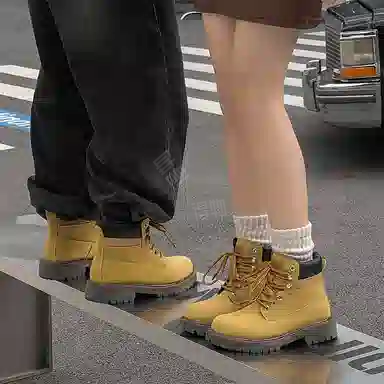ChiLang Desert Biker Boots Yellow