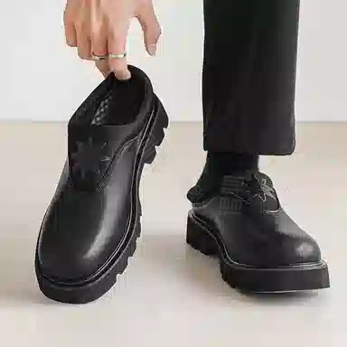 FAPAI Casual Slippers Black