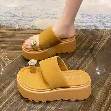 美洲爵士 小香风气质 时尚百搭人字拖鞋 女款