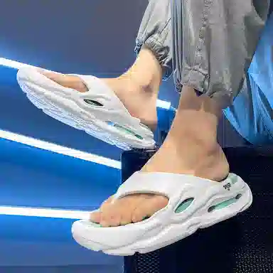 南极人 户外时尚潮流百搭运动 防滑人字拖鞋 男女同款