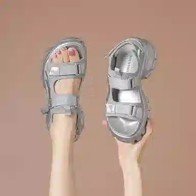 波尔谛奇 时尚百搭舒适潮流 沙滩凉鞋 女