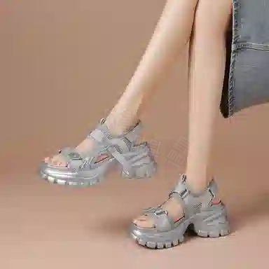 波尔谛奇 时尚百搭舒适潮流 沙滩凉鞋 女