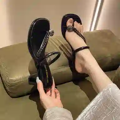 美洲爵士 气质时尚 防臭防磨防滑人字拖鞋 女