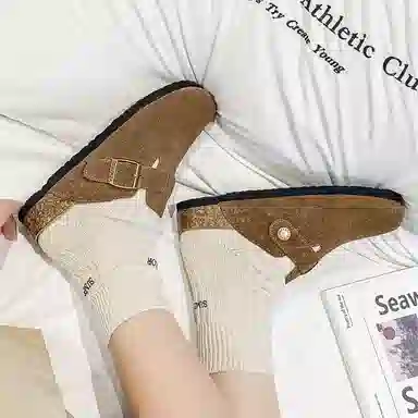 LUOMAIKE Classic Rubber Sole Slides