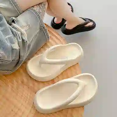 猫力 简约时尚百搭人字拖鞋 女款