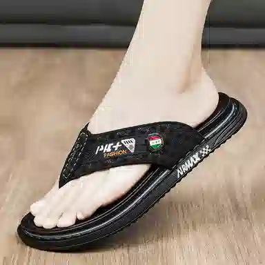 潮泽 潮流休闲人字拖鞋 男款