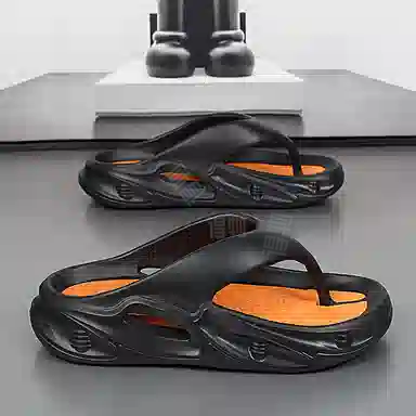 俞兆林 简约时尚个性潮流 防臭防磨防滑人字拖鞋 男女同款