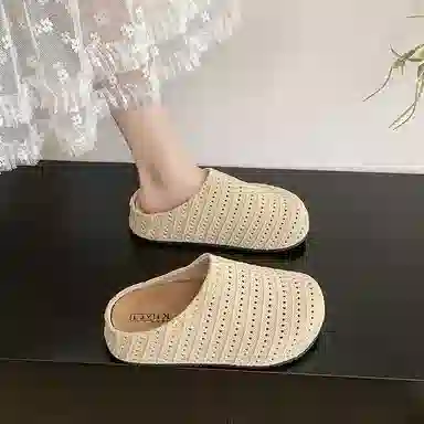 CHERRY&KALIKA Thick Sole Slide Sandals