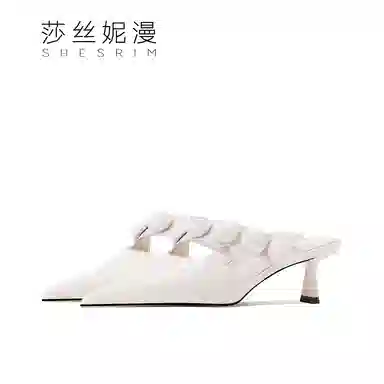 莎丝妮漫 气质温柔 简约大方 防滑防磨包头拖鞋 女款