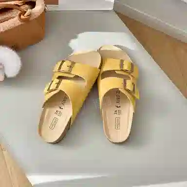 Lanmu Retro Soft Sole Slides