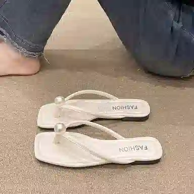 Black Dinosaur Casual Slip-On Sandals