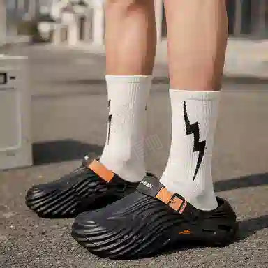 金莱克 时尚简约气质 防臭防滑包头拖鞋 男女同款