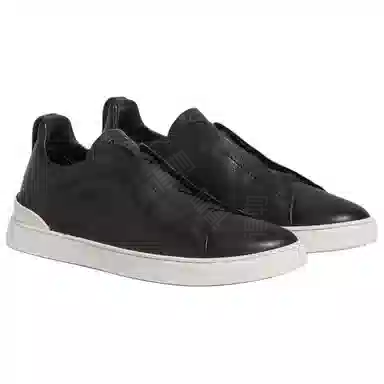 Zegna Triple Stitch Black