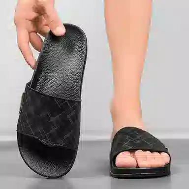 依米奴 高颜值 时尚潮流舒适 低调百搭 日常通勤一字拖鞋 男款