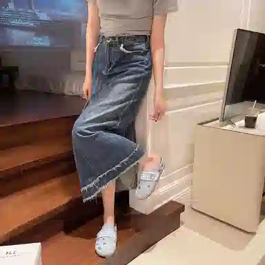 韩系小众法式复古可爱涂鸦设计外穿通勤百搭一脚蹬勃肯鞋 女款