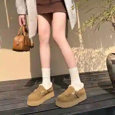 牛反绒 保暖 复古时尚舒适百搭潮流鞋款 雪地靴 女款