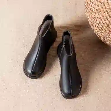 合成革 潮流舒适时尚 短靴 女款