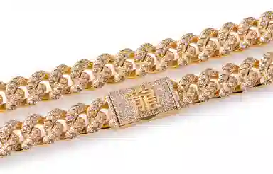 APORRO Dragon Series Cuban Necklace