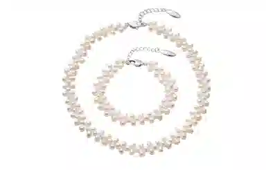 若觅 蕾丝珍珠 淡水珠 手链 女款