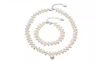 若觅 蕾丝珍珠 淡水珠 手链 女款