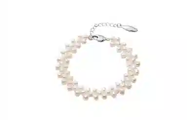 若觅 蕾丝珍珠 淡水珠 手链 女款